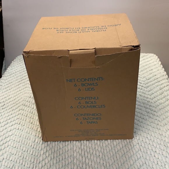 FLORAL MULTI BOWL SET 12piece new in box AVON - Picture 9 of 10